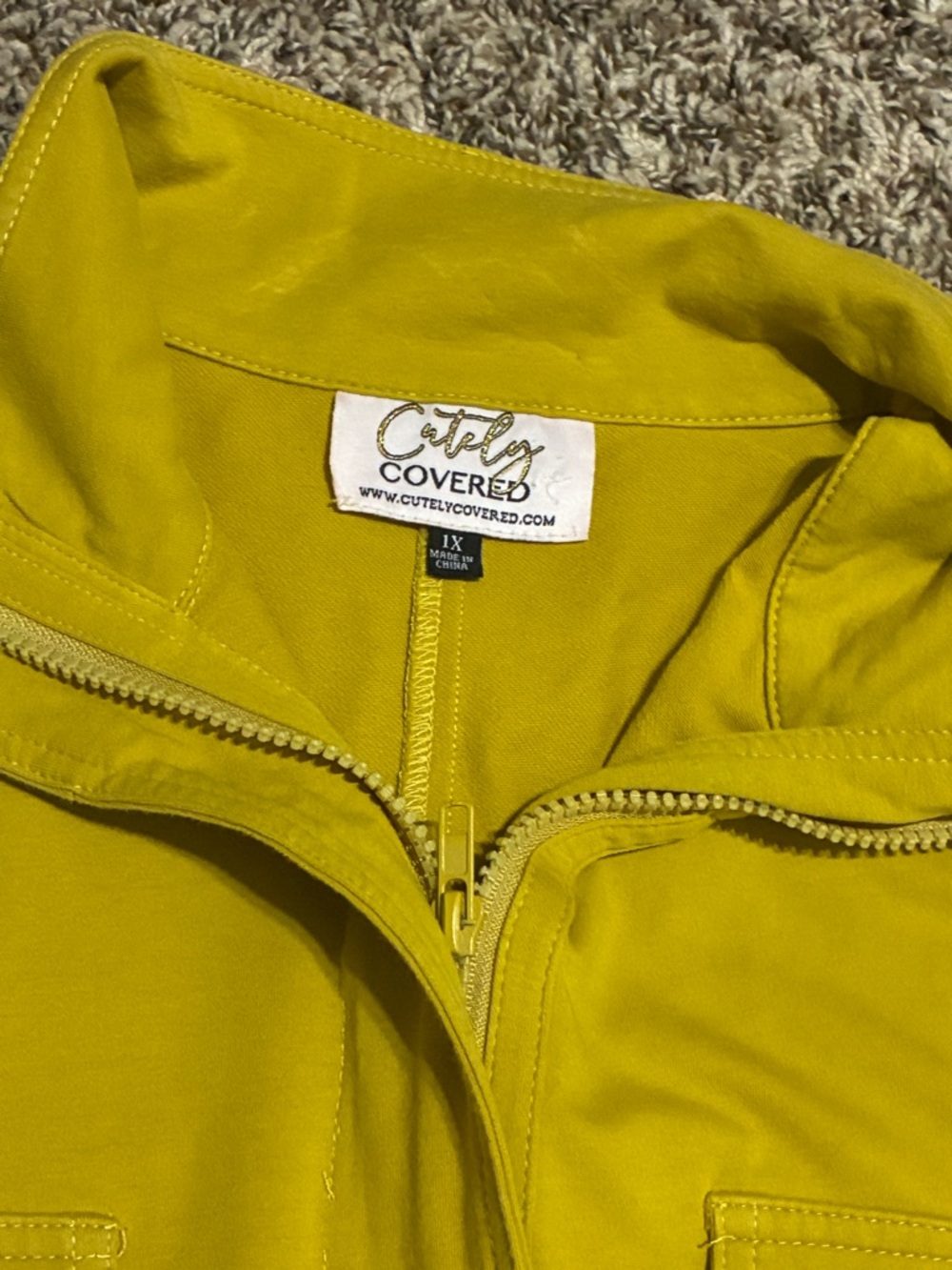 Utility Sleeveless Jumpsuit in Mustard - Picture 3 of 14
